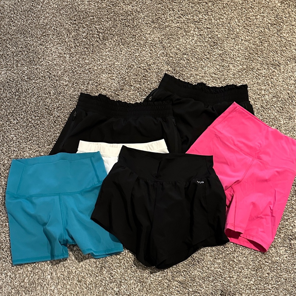 Colorful Athletic Shorts Set